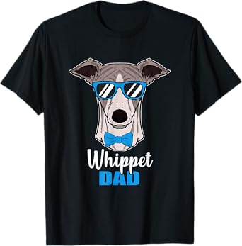 Whippet Dad Gift Idea Proud Dog Owner Men T-Shirt