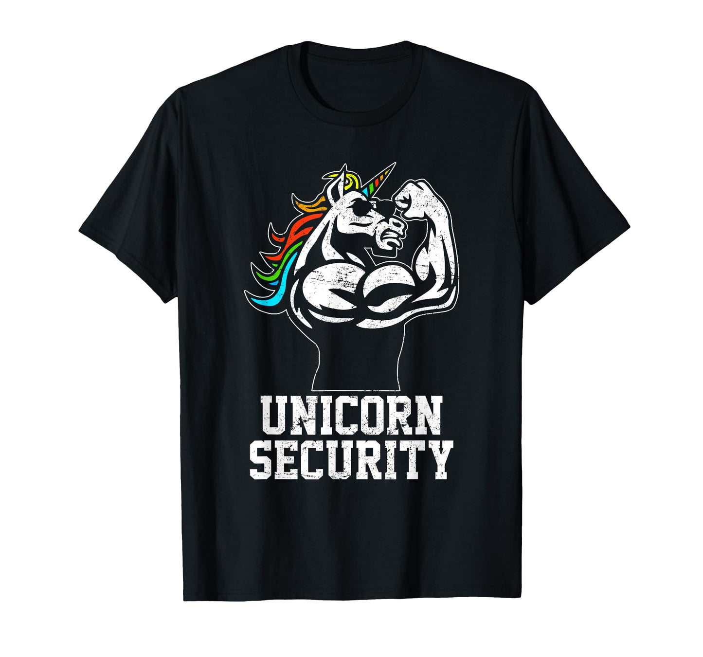 Unicorn Security funny Unicorn Gymer gift dad father day T-Shirt