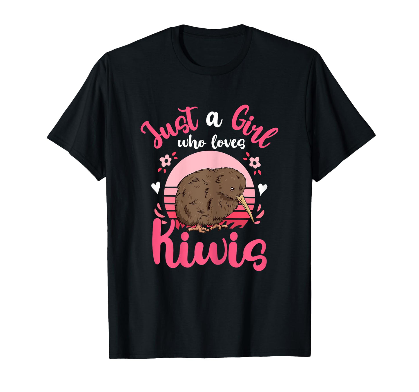 Kiwi Birds Just a Girl Who Loves Kiwis T-Shirt