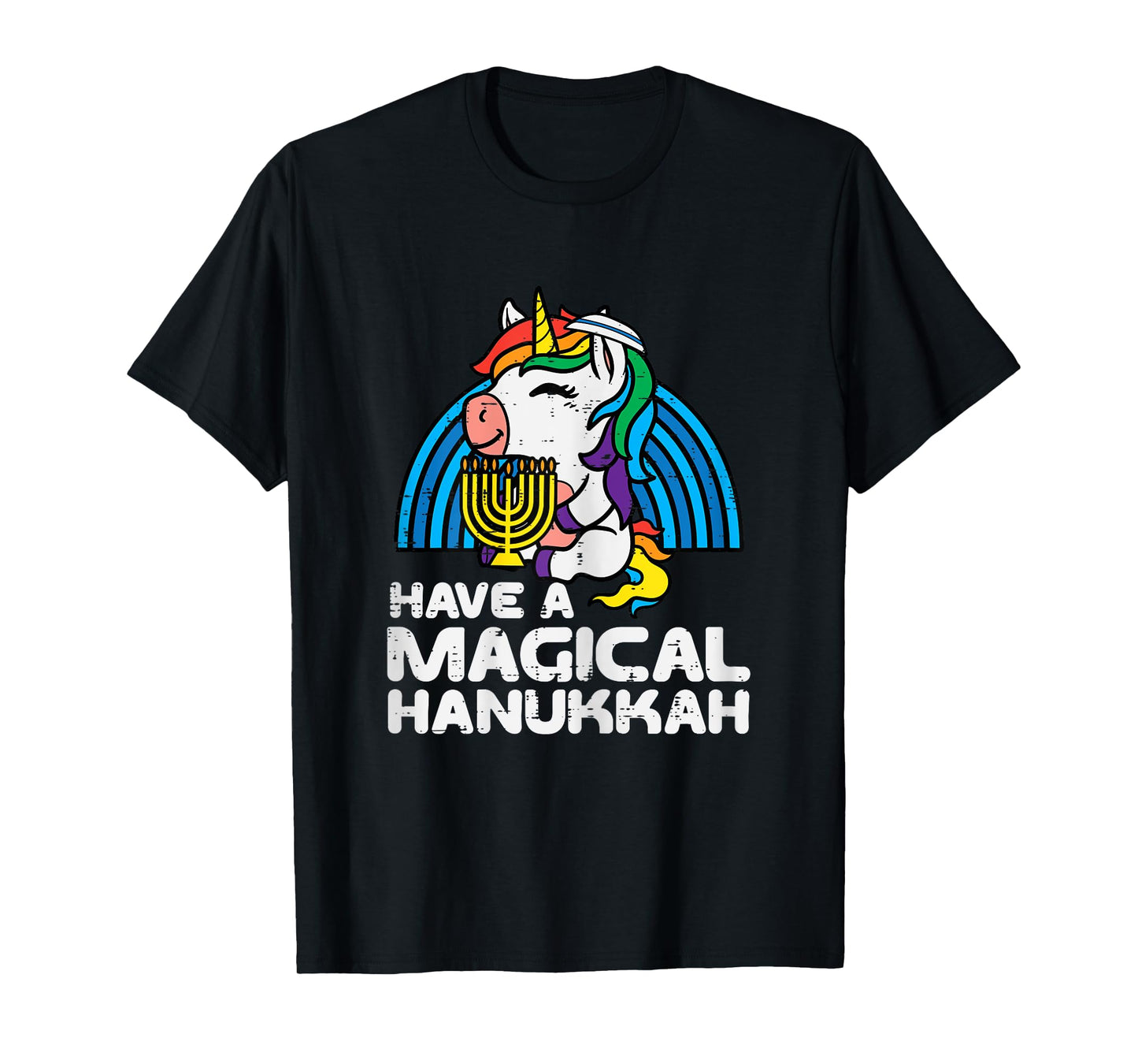 Have Magical Hanukkah Unicorn Chanukah Girls Kids Toddlers T-Shirt