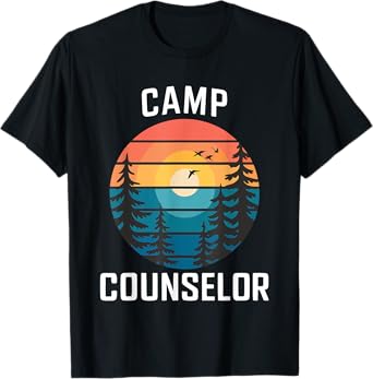 Camp Counselor Shirt Camper Summer Camping Staff T-Shirt