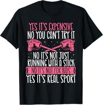 Funny Hobby Horsing Cute Hobby Horse Saying for Girls T-Shirt