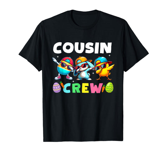 Cousin Crew Easter Bunny Family Matching Girls Boys Toddler T-Shirt
