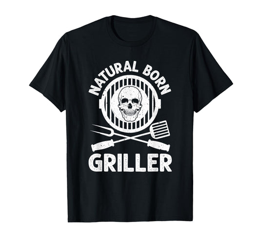 Funny BBQ Art For Men Women Grilling Meat Smoking Barbecue T-Shirt