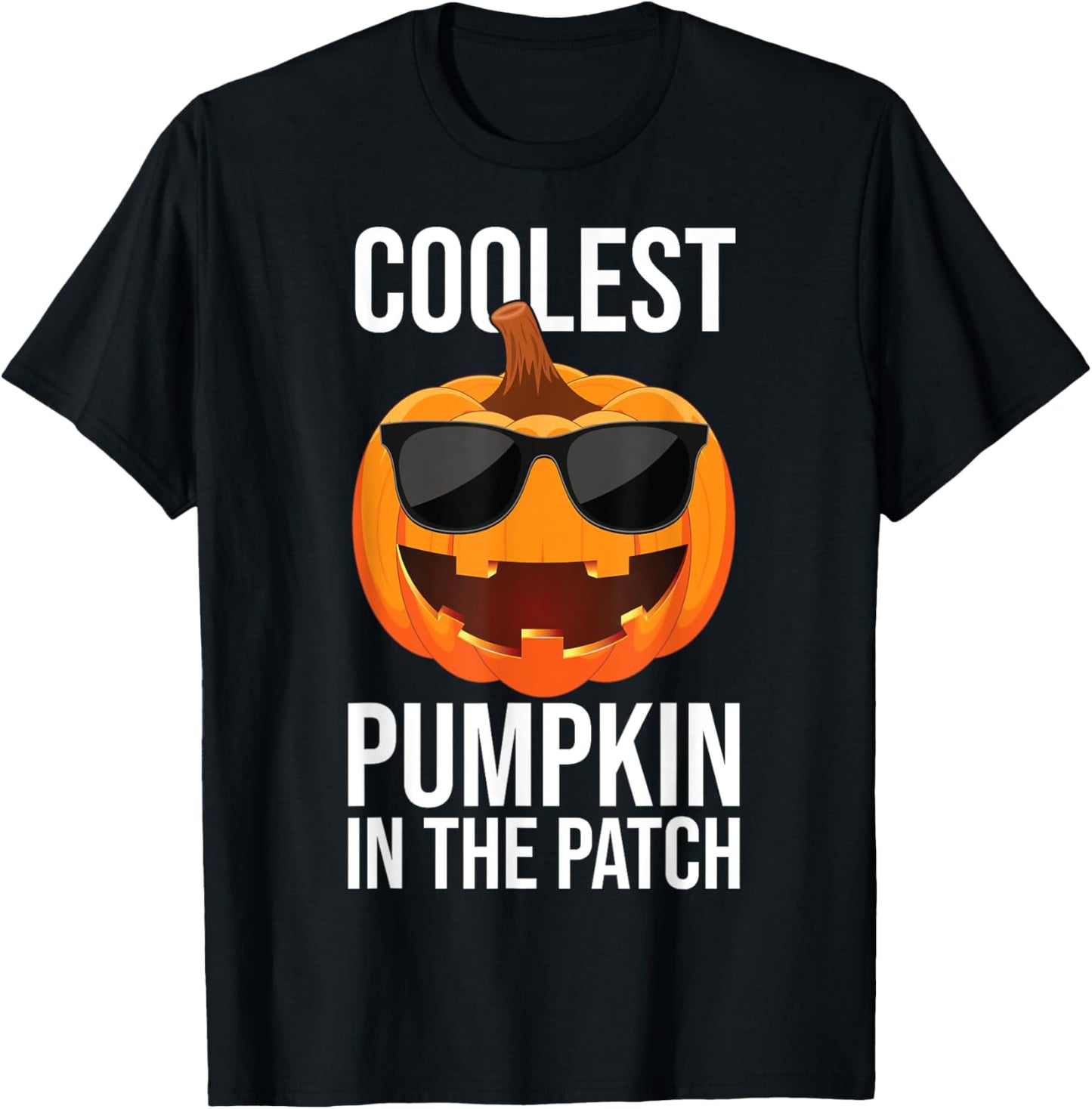 Halloween Pumpkin Face Patch Costume Men Women Fun Kids Boys T-Shirt