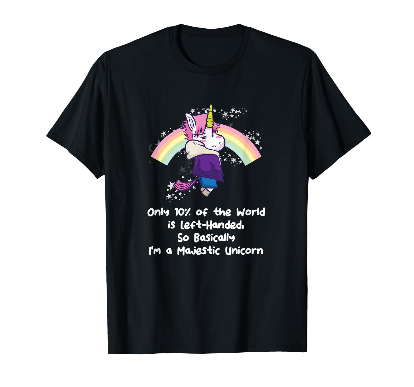 Majestic Left Handed Unicorn Left Dealer Day T-Shirt
