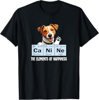 Elements of Happiness Canine JRT Dog Lover Jack Russell T-Shirt