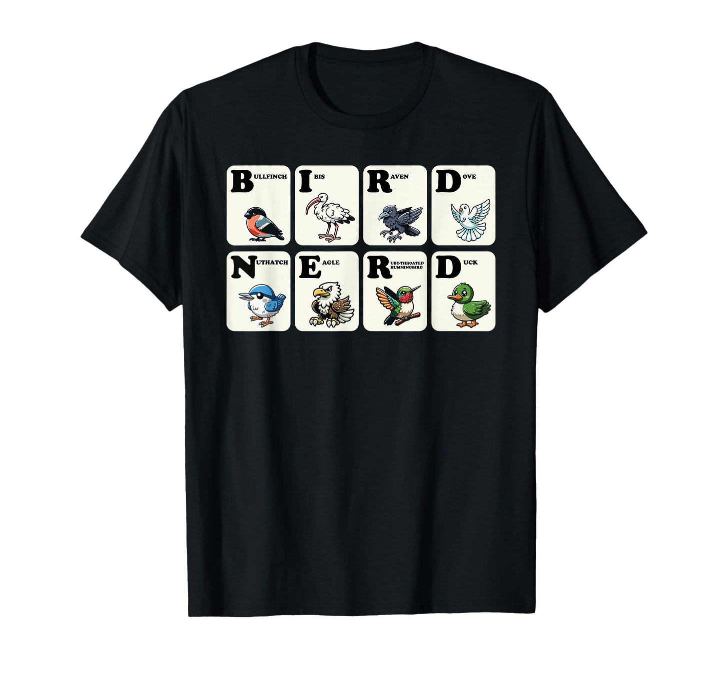 Bird Nerd Funny Bird Lover Bird Watching Birding T-Shirt