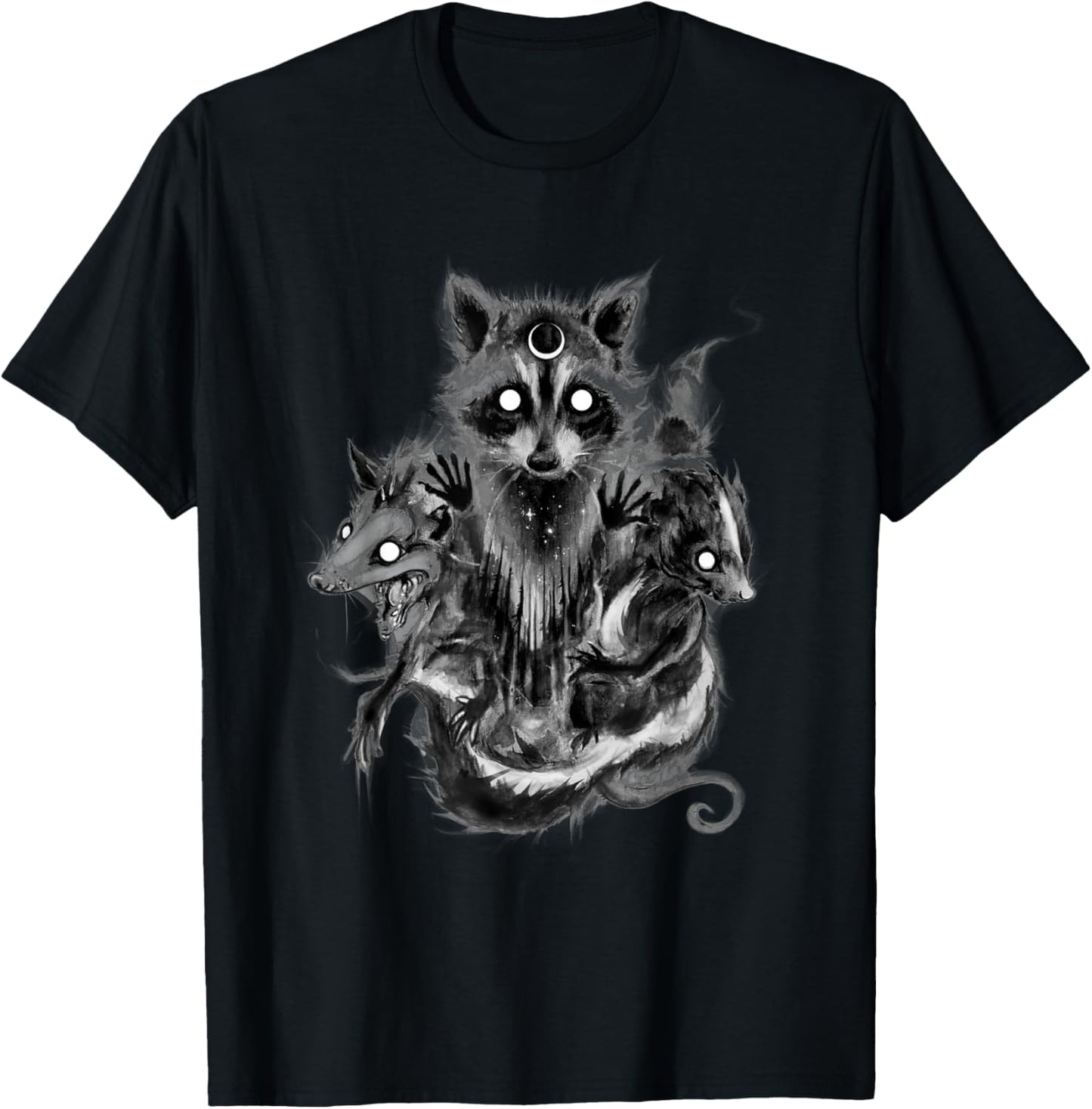 Team Trash Spirit Opossum Raccoon Skunk Local Street Cats T-Shirt