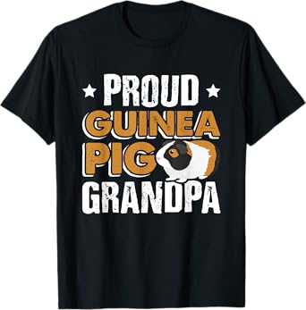 Funny Guinea Pig Gift Tee Proud Guinea Pig Grandpa T-Shirt