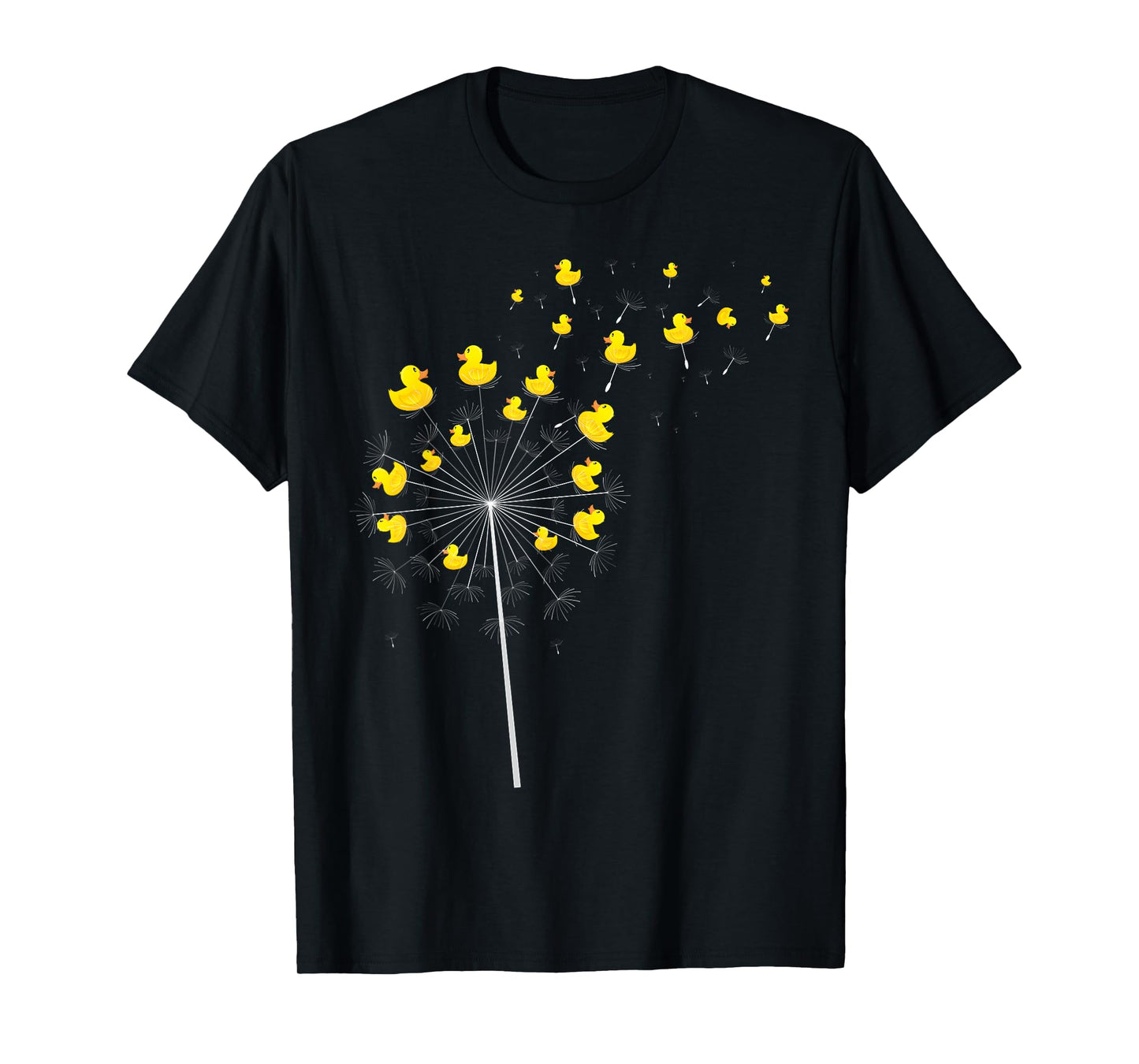 Dandelion Duckie Lover Duckling Bath Toy Ducky Rubber Duck T-Shirt