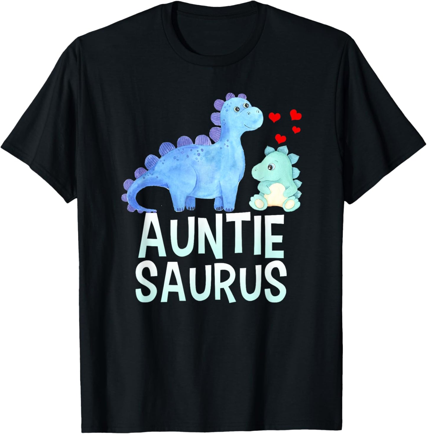 Auntiesaurus Funny Dinosaur Baby Shower Auntie T-Shirt
