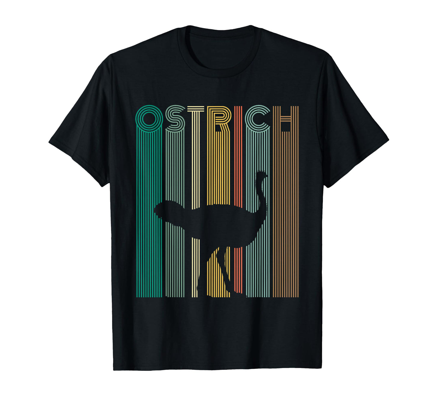 Vintage Ostrich T-shirt Retro Ostrich Shirt Women Men Kids T-Shirt