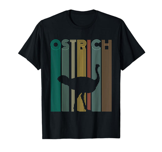 Vintage Ostrich T-shirt Retro Ostrich Shirt Women Men Kids T-Shirt