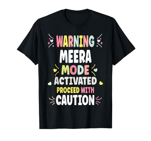 MEERA Personalized Women's Gift Custom MEERA T-Shirt