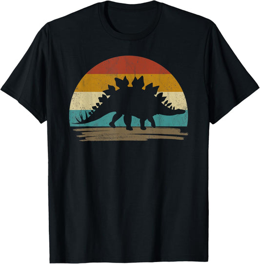 Stegosaurus dinosaur decoration retro vintage T-Shirt