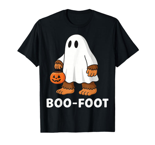 Boo-Foot Spooky Bigfoot Halloween T-Shirt