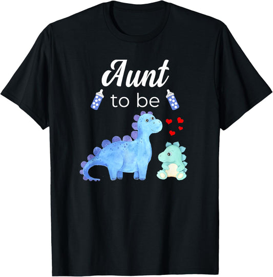 Aunt To Be Dinosaur Baby Shower For Boy T-Shirt