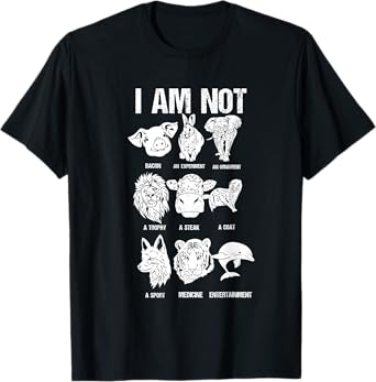 Animal Rights Animal Protection Go Vegan T-Shirt