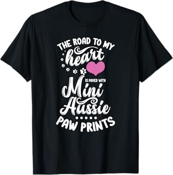 Miniature Australian Shepherd Lover Toy Dog Mini Aussie Mom T-Shirt for Men Women Kids