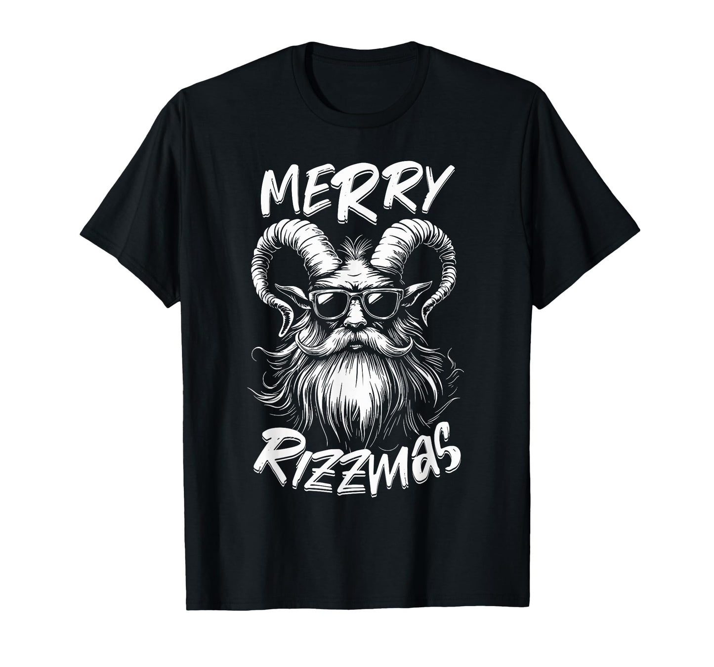Merry Rizzmas Kids Teens Boys School Cool Christmas Krampus T-Shirt