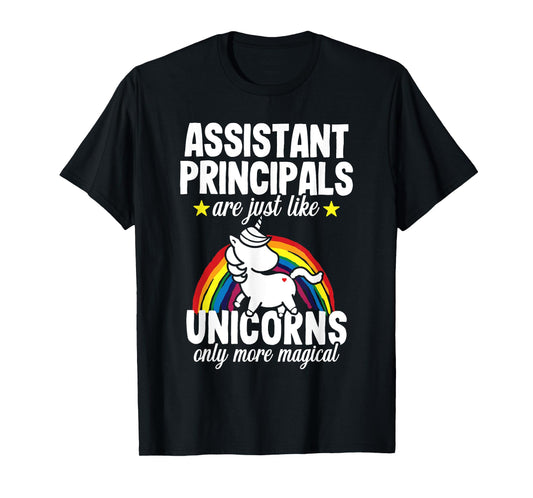 Assistant Principal Funny Unicorn Teacher Appreciation T-Shirt for Men Women