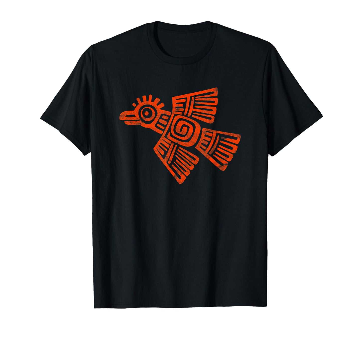 Aztec Symbol bird Tribal Quetzal Mexicolore mayan native T-Shirt
