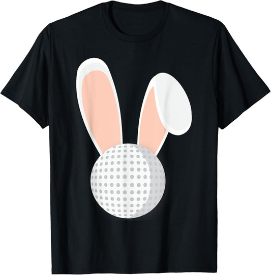 Easter Rabbit Bunny Golf Ball Golfer Funny Holiday T-Shirt