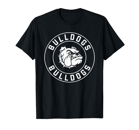 Bulldogs Tshirt Mascot Back to School Outfit Team Spirit T-Shirt