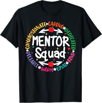 Mentor Teacher Inspire Influence Coach Back To School Team T-Shirt
