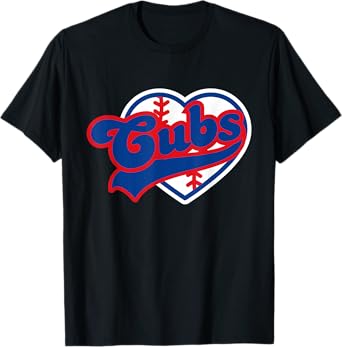 Retro Cubs Last Name Personalized Apparel Cubs Lover Men T-Shirt