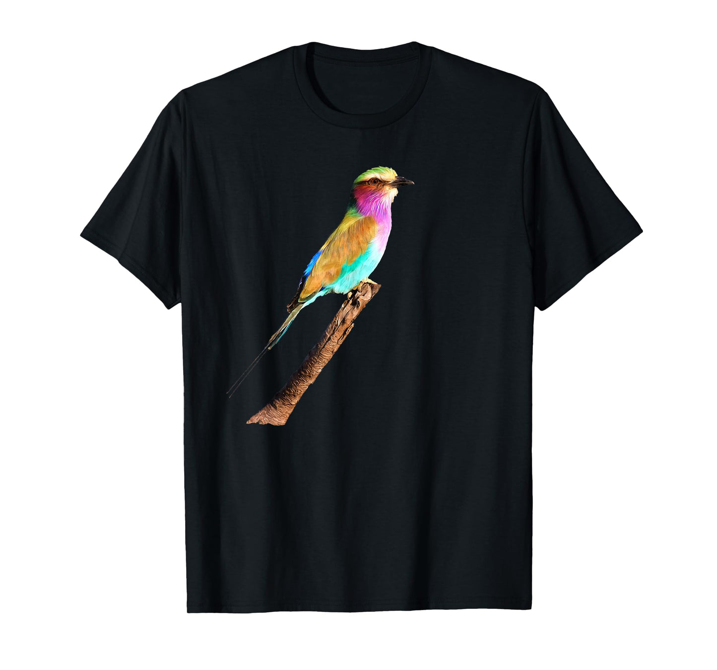 Lilac-breasted Roller Artwork for Bird Watchers T-Shirt