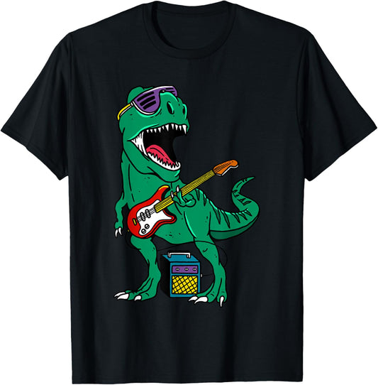 Dinosaur Rock'n Roll Dino Rock, Rocking Dinosaur Rock Bands T-Shirt
