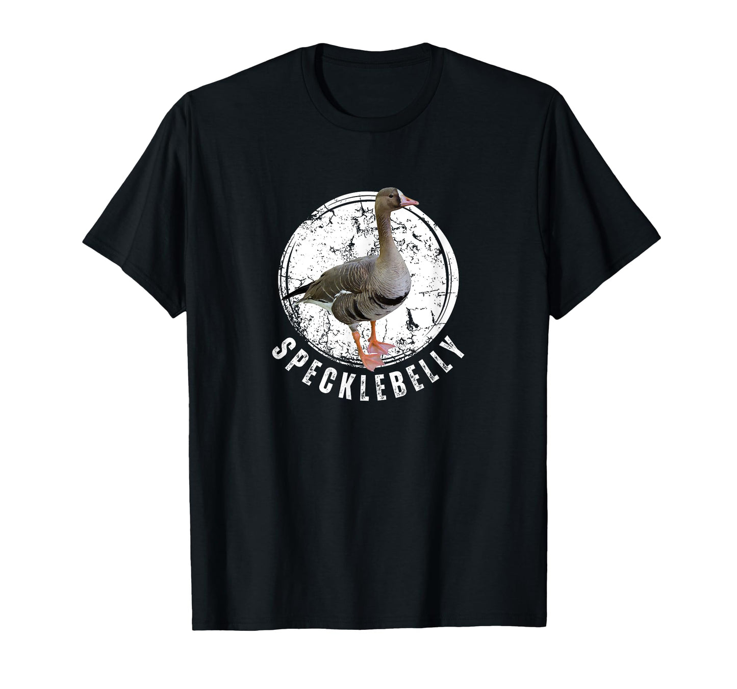 Specklebelly Goose Shirt Goose Hunting Speck White Front T-Shirt