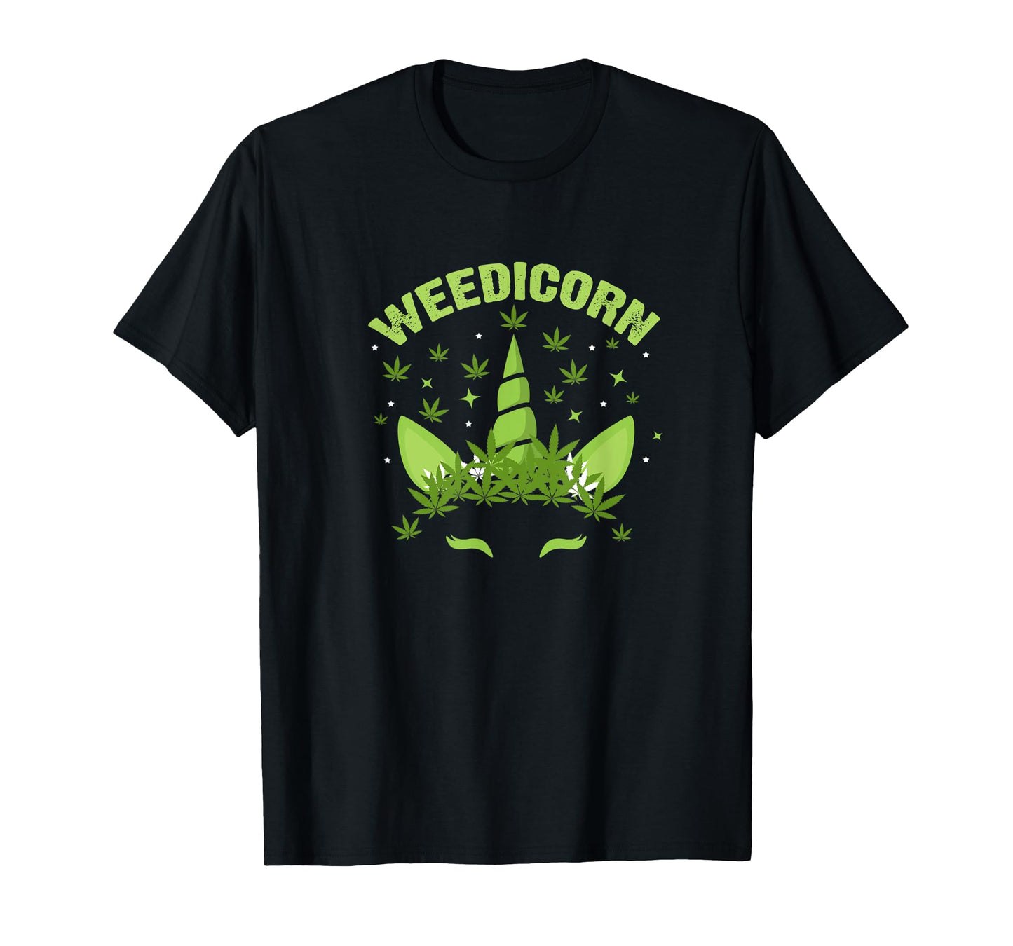 Weedicorn Weed Unicorn Marijuana Cannabis Funny Stoner 420 T-Shirt