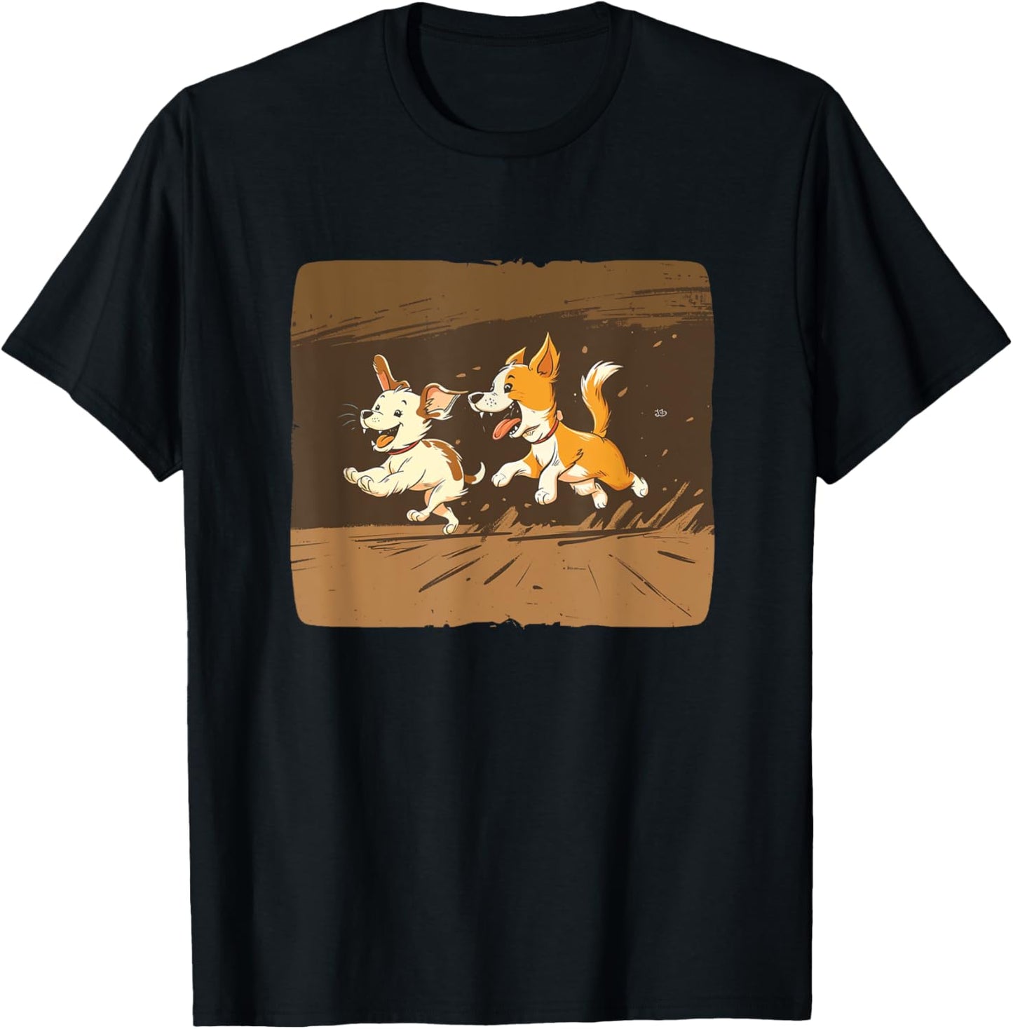 Best Cat and Dog Friends Playing for a Cool Look T-Shirt