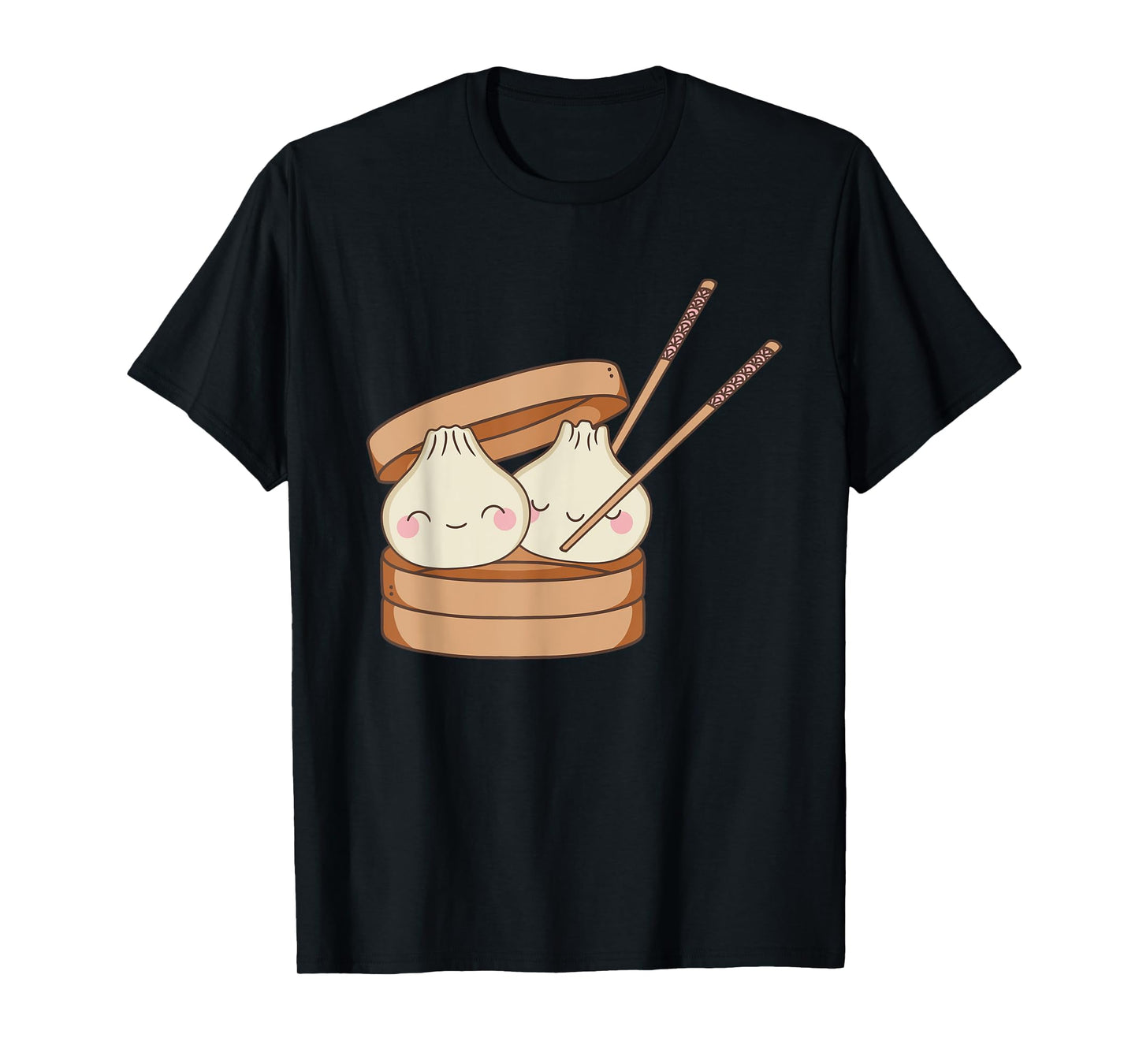 Funny Dim Sum Foodie Dumpling Lover Steamed Asian Food T-Shirt