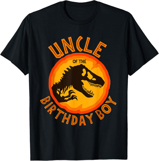 Uncle the Birthday Uncle Saurus Dinosaur Family Matching T-Shirt