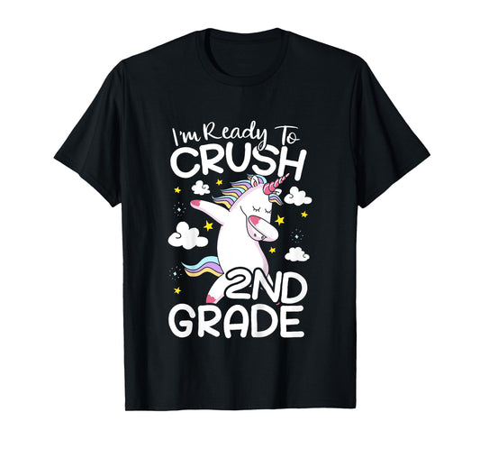 Kids I'm Ready To Crush 2nd Grade First Day Of School T-Shirt