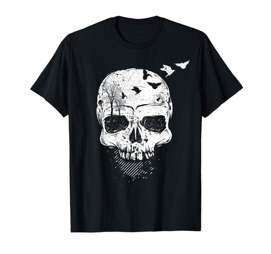 Halloween Skull Decor Vintage Gothic Costume Men or Women T-Shirt