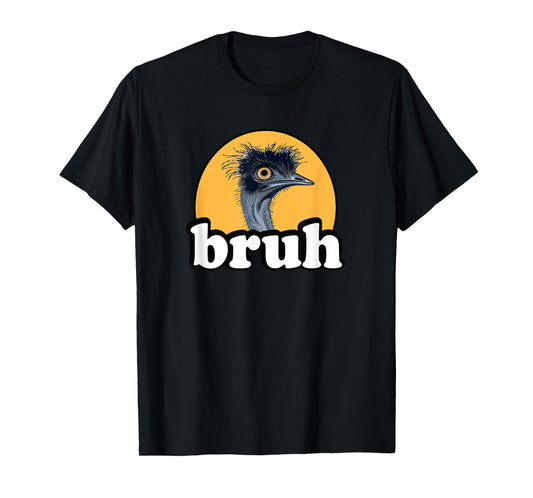 Zookeeper Funny Bruh Kids Flightless Bird Emu Lover T-Shirt
