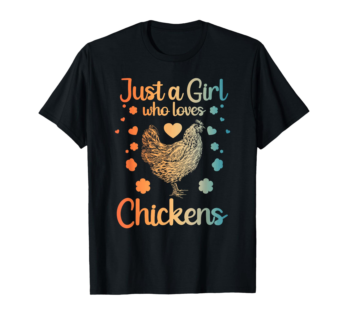 Best Chicken Gift Farm Chicken Accessories & Stuff Funny Girl Chicken Design For Kids Women Mom Chicken Lover T-Shirt