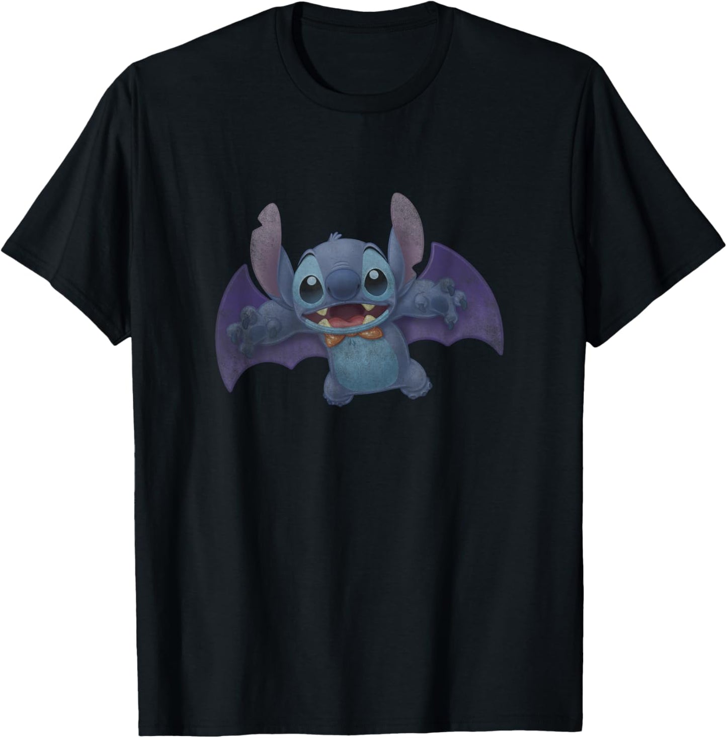 Disney Lilo & Stitch Halloween Cute Vampire Stitch Portrait T-Shirt