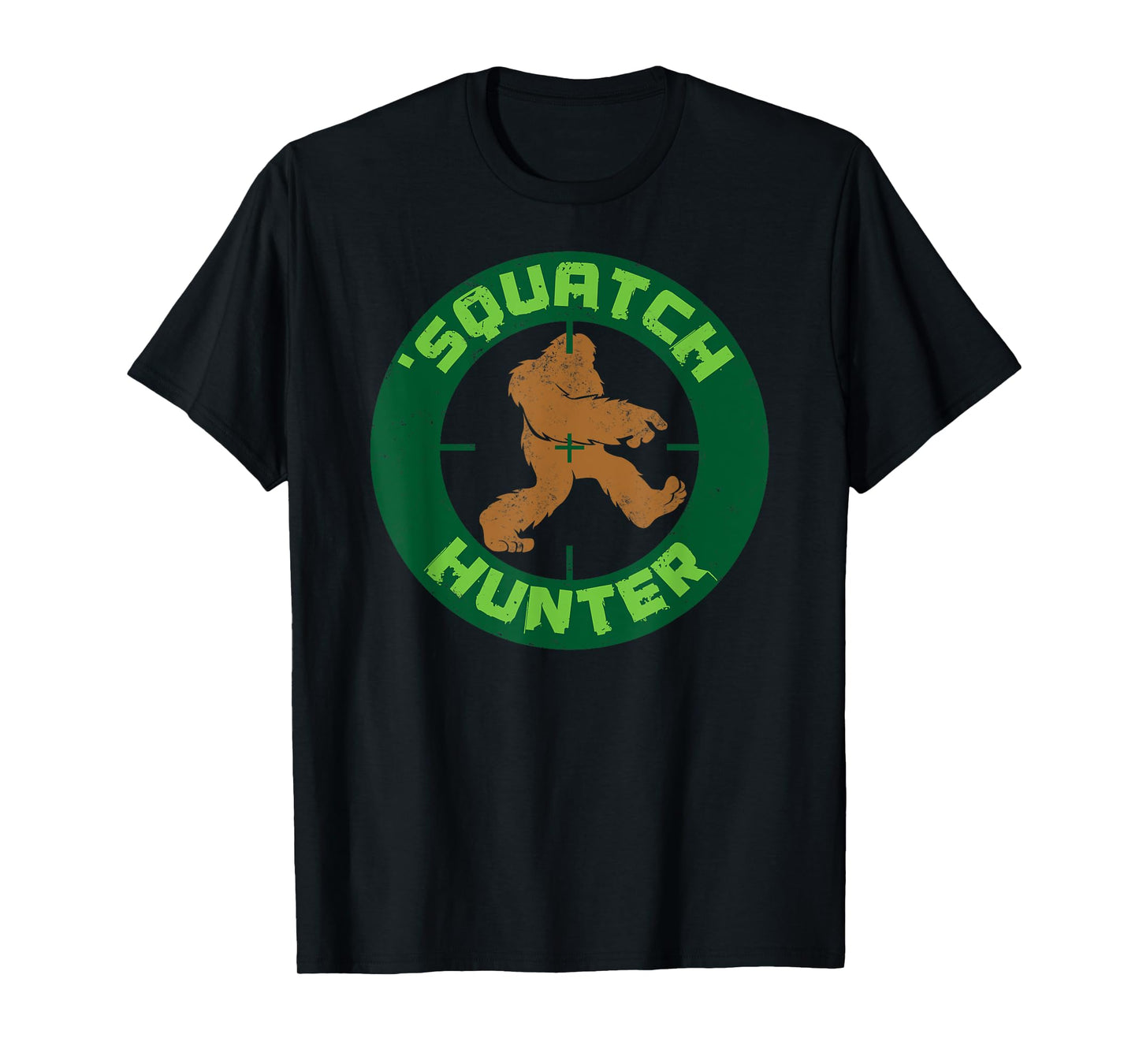 Squatch Hunter T-shirt, Funny Sasquach Bigfoot Hunting Tee T-Shirt