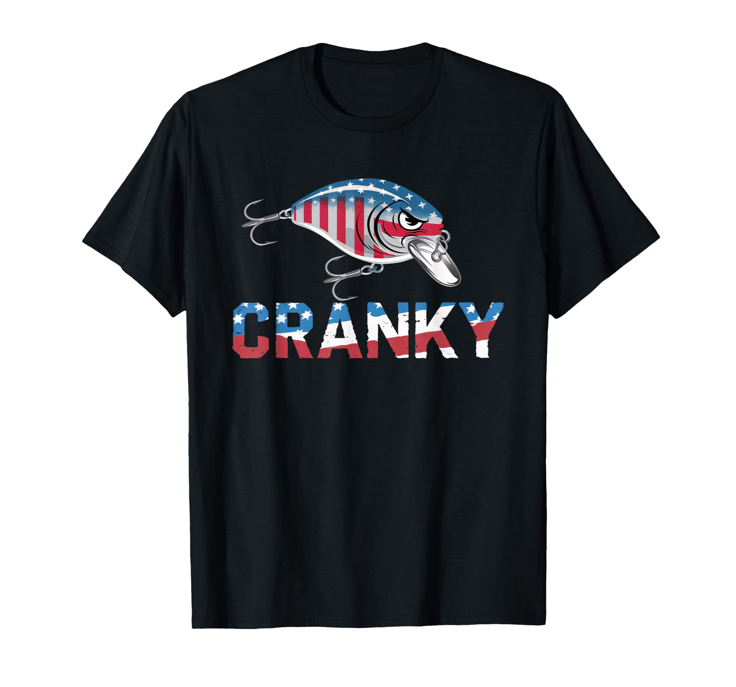 cranky usa crankbait fishing fathers day T-Shirt