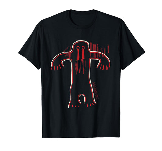 Native American Bigfoot -Sasquatch Petroglyph Cave Art T-Shirt