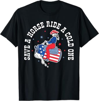 Save A Horse Ride A Cold One T-Shirt