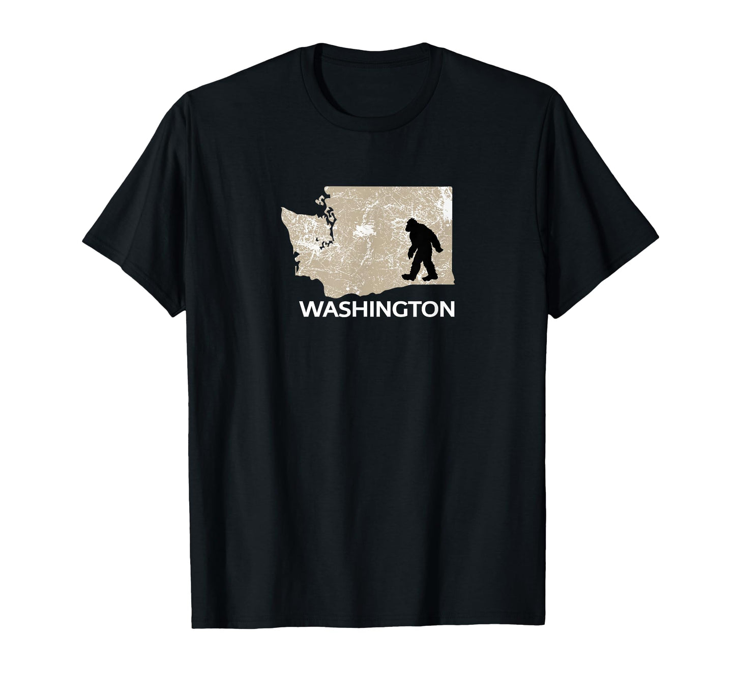 Funny Bigfoot I Believe Loves Washington WA Sasquatch T-Shirt