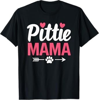 Funny Dog Pittie Mom Pitbull Dog Lovers Mothers Day Gifts T-Shirt