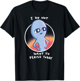 Threadless Nathan W. Pyle Strange Planet Not Today Graphic T-Shirt